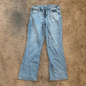 90s bootcut jeans light wash